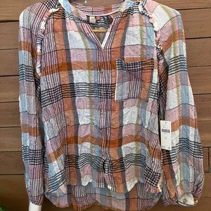 Pilcro Breezy Buttondown New With Tags